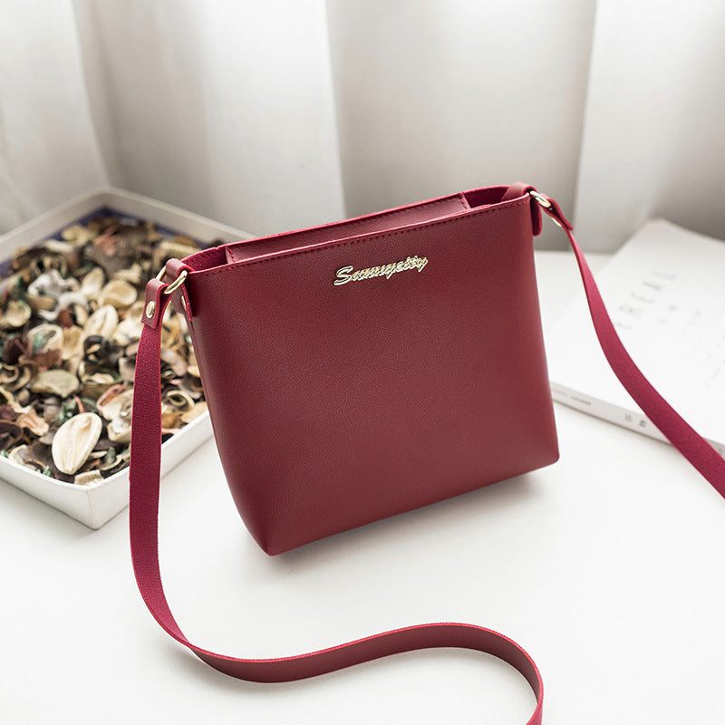 Ladies One Shoulder Diagonal Small Square Bag