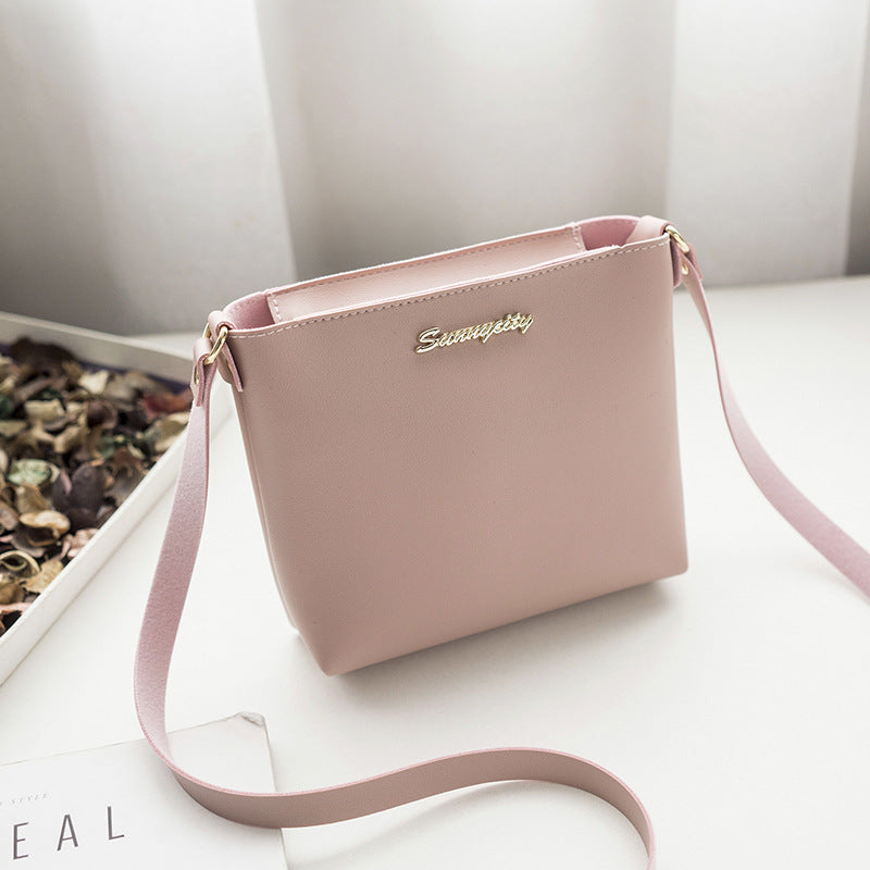 Ladies One Shoulder Diagonal Small Square Bag